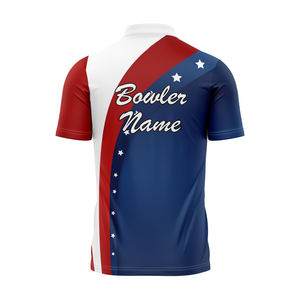 Custom Printed Reversible <b>Bowling</b> Jerseys | Personalized Teamwear Polo <b>Shirts</b>-100% Polyester Unisex ODM Manufacturer - Product Image 6
