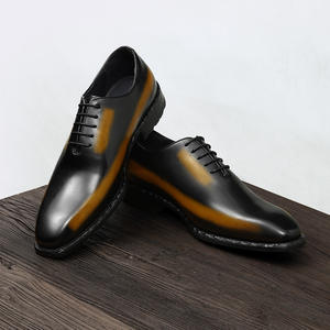 Zapatos Oxford para hombre 2026, nuevo modelo con cambio de color, degradado rojo y negro, zapatos formales para novio, zapatos de boda - Product Image 4