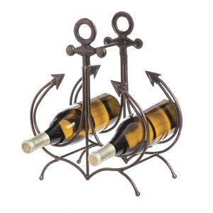 Soporte para Botellas de Vino de Metal de Primera Calidad, Acabado Plateado Brillante, Decoración para Centro de Mesa - Product Image 3