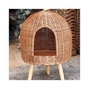 Lits pour animaux de compagnie en rotin les plus vendus et maisons au design moderne, fabriqués au Vietnam - Product Image 1