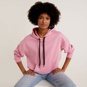 Sweat à capuche d'hiver pour femmes grandes tailles avec impression de logo personnalisé sur le devant - Tissu polaire de haute qualité, séchage rapide et respirant - Product Image 6