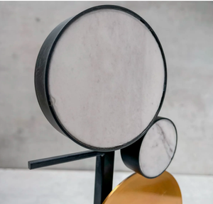 Newest Design Metal Sculpture Multi-Color Metal <b>Ornament</b> for Home and Hotel Decor Statue for Showroom & Unique Decor With Marble - Product Image 5