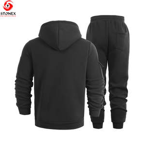 Survêtement en molleton pour homme en coton 100% de haute qualité avec logo personnalisé en gros, différentes tailles, service OEM - Product Image 3
