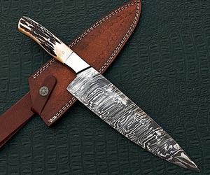 Venta al por mayor personalizado OEM ODM fábrica de cubiertos mejor diseño hecho a mano cuchillo de Chef hoja de acero de Damasco moderno Apto para lavavajillas afilado - Product Image 2