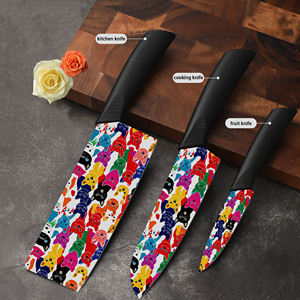 Juego de 5 Cuchillos de Cocina de Cerámica, Cuchillos de Chef, Plástico Resistente, Fabricación en Fábrica, Entrega Rápida, Venta en Línea en Ebay - Product Image 4