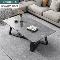 Table basse moderne à prix spécial, table basse de luxe aux coins arrondis pour le salon