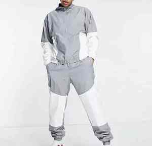 Conjunto de Chaqueta y Pantalones Impermeables con Capucha, Traje Deportivo Informal Personalizado, Ropa Deportiva para Exteriores de Fábrica OEM - Product Image 5