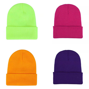 Women <b>Men</b> Beanies Girls Solid Color Printing Beanie Warm Casual Autumn Cap Custom Blank Knitted Plain <b>Winter</b> <b>Hats</b> - Product Image 2
