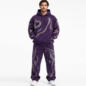 Conjunto Deportivo Moderno con Bordado Chenille, Trajes Deportivos de Moda de Calidad con Bordado Chenille - Product Image 1