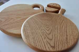 Planche à découper et plateau de service en bois - Durable, lavable au lave-vaisselle - Product Image 6