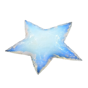 Super calidad cristal opalita cuarzo ágata corazón nuevo patrón estrella Reiki arte tallado piedra preciosa Natural piedra semipreciosa artesanía - Product Image 6