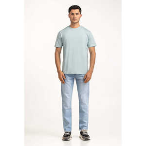 Camisetas Básicas 100% Algodón, Diseño Liso, Estampado Gráfico, Tejido de Punto de 240 Gramos, Modelo MN-TS-SS25-003 - Product Image 3