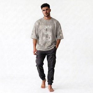 เสื้อเจอร์ซีย์อเมริกันฟุตบอลแขนสั้น พิมพ์ลาย ไซส์ใหญ่ ออกแบบเองได้ ชุดกีฬา เสื้อแฟนคลับ ปรับแต่งได้เต็มที่ - Product Image 4