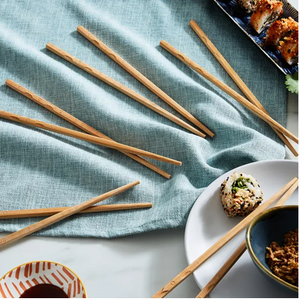 Palillos de madera reutilizables naturales saludables de estilo clásico chino para cocina comedor mejor calidad de diseño - Product Image 4