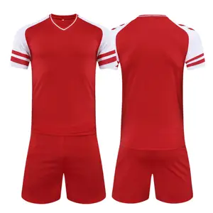 Ropa deportiva Camiseta de fútbol para hombre, chándal, camisetas de fútbol para niños, uniformes deportivos, uniformes de fútbol para hombres adultos, 5 colores