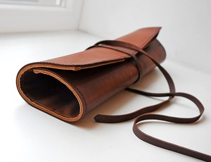 Professional Grade All-Purpose Chef Knife Bag LKR-0054 100% Rustic Genuine Leather <b>Roll</b> for <b>Tool</b> Usage OEM Customizable - Product Image 6