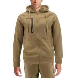 Ensemble 2 pièces tendance automne-hiver pour hommes Veste à capuche écologique avec fermeture éclair Pantalon de survêtement en molleton imprimé Grande taille Jogging d'entraînement - Product Image 2