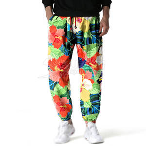 กางเกงพิมพ์ลายแบบกำหนดเองพร้อมดีไซน์กราฟิกที่สดใสสำหรับเสื้อผ้าแฟชั่นกางเกงผ้านุ่มพิมพ์ลาย - Product Image 3