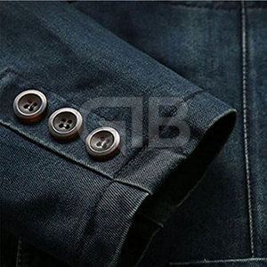 บริการ OEM คุณภาพสูง แจ็คเก็ตยีนส์ผู้ชายผ้าฝ้าย 100% ออกแบบตามสั่ง แห้งเร็ว ระบายอากาศได้ดี สวมใส่สบาย แฟชั่นลำลอง - Product Image 5