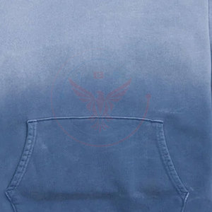 Sweat-shirts légers en polaire polyester/coton pour homme, effet délavé, écologiques, unis, décontractés, coupe ample avec logo personnalisé - Product Image 5