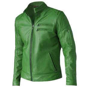Veste en cuir pour hommes, coupe-vent confortable, coupe parfaite, véritable, originale et tendance, nouvelle collection - Product Image 5