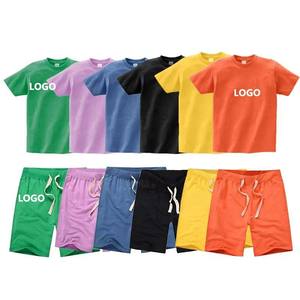 Logo personnalisé été hommes ensembles Sportswear OEM Service respirant t-shirt avec short Gym ensembles courts pour hommes t-shirt et short ensemble - Product Image 1