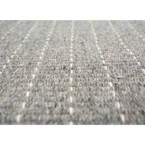 Tapis en laine tissée plate Abrash PDJW-90 gris et noir à rayures et patchwork de couleurs unies pour salon d'adolescents - Product Image 3