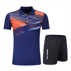 Camiseta de tenis OEM personalizada para hombre, ropa de tenis de mesa y bádminton corto, uniformes de equipo de tenis cómodos, ropa deportiva - Product Image 4