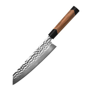 2025 nouveauté personnalisable en gros ODM damas acier inoxydable 5 pièces dentelé bleu Steak Chef couteaux lame en acier au carbone - Product Image 4