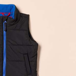 New Top Quality Fashionable Sleeveless Puffer Vest <b>Jacket</b> Windproof Features Cozy Polar Fleece Lining <b>Men's</b> <b>Jackets</b> Puffer Vest - Product Image 2