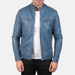 2026 <b>Men's</b> Autumn Winter Stand Collar Genuine Leather <b>Jacket</b> Business Casual Zipper PU Leather Motorcycle <b>jacket</b> <b>for</b> <b>men</b> - Product Image 4