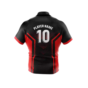 Camisetas de equipo de manga corta con sublimación OEM personalizada para hombre, ropa deportiva de tela de secado rápido con estampado gráfico de poliéster 100%, proveedor a granel - Product Image 2