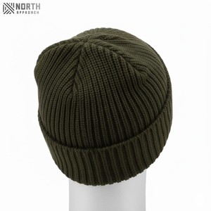 Gorro de Cricket Holgado Personalizado para Hombre, de Lana Azul con Logotipo Bordado en la Parte Delantera y Elástico en el Interior, Estilo Inglaterra, Escocia, Australia - Product Image 4