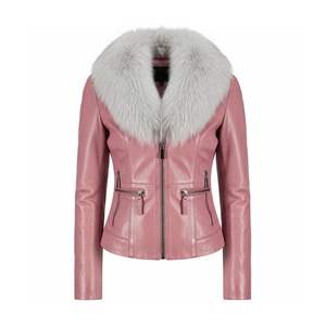 Vestes en cuir pour femmes de qualité supérieure à la mode Offre Spéciale logo personnalisé et vestes en cuir de couleur pour femmes - Product Image 2