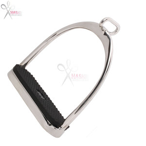 Étriers en acier inoxydable de haute qualité, traditionnels anglais, équilibrés, personnalisables, équipement d'équitation équestre - Product Image 2