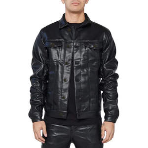 Veste en cuir d'agneau véritable de haute qualité, super chaude, veste bomber en cuir pour homme, veste pour homme - Product Image 2