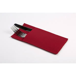 Serviettes de table Kanguro Point-to-Point bordeaux 30x40cm, 12 paquets x 80 pièces, B2B - Product Image 1
