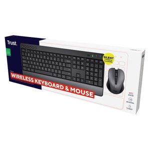 Clavier et souris TREZO Noir et Gris 24530 - Product Image 2