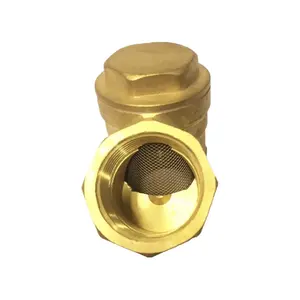 High quality brass Y strainer standard filter PN16 normal temperature with stainless steel filter net