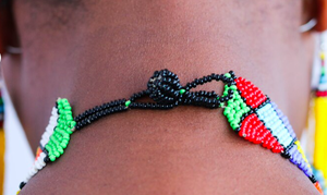 Gargantilla hecha a mano con cuentas - Product Image 2