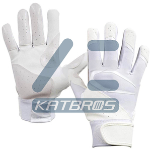 Gants de frappe de baseball en cuir de qualité, motif OEM personnalisé avec une prise en main sécurisée et des performances confortables - Product Image 1