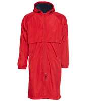 Parka en toile de haute qualité 2022, veste de natation unisexe, veste d'entraînement de football réversible en polaire, manteau imperméable