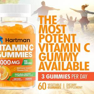 Gomitas de vitamina C y zinc para aumentar la inmunidad y la salud de la piel con soporte antioxidante - Product Image 2