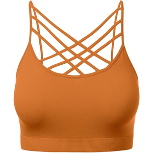 Hot selling <b>Backless</b> <b>sport</b> <b>Bra</b> High Elastic Fitness Top Seamless Yoga <b>Sports</b> <b>Bra</b> for Women - Product Image 6