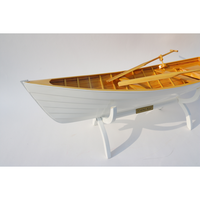 Modèle de bateau à rames à coque en clinker / Bateaux traditionnels / Bateaux à rames / Cadeau de haute qualité