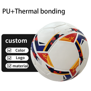 Logo personnalisé de haute qualité PU ballon de football à liaison thermique pour la compétition - Product Image 2