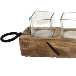 Minimalist tabletop votive holder indoor & outdoor <b>tealight</b> <b>candle</b> holder for home hotel office wedding party decoration - Product Image 3