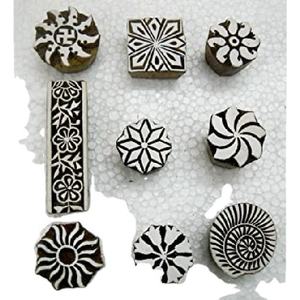 Blocs en bois marron sculpté à la main, timbres en bois Textile, bloc d'impression en bois, nouvelle collection - Product Image 1