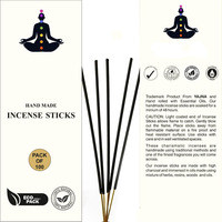Bâtonnets d'encens Yajna Patchouli 100% naturel fait à la main trempé organique pour la purification Relaxation Positivité Yoga Méditation