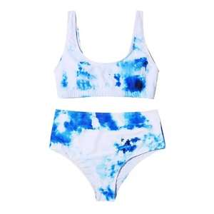 ชุดว่ายน้ำเอวสูงสำหรับผู้หญิง,ชุดชายหาดบิกินี่สุดฮ็อตฉลากแบบกำหนดเองปี2022 - Product Image 5